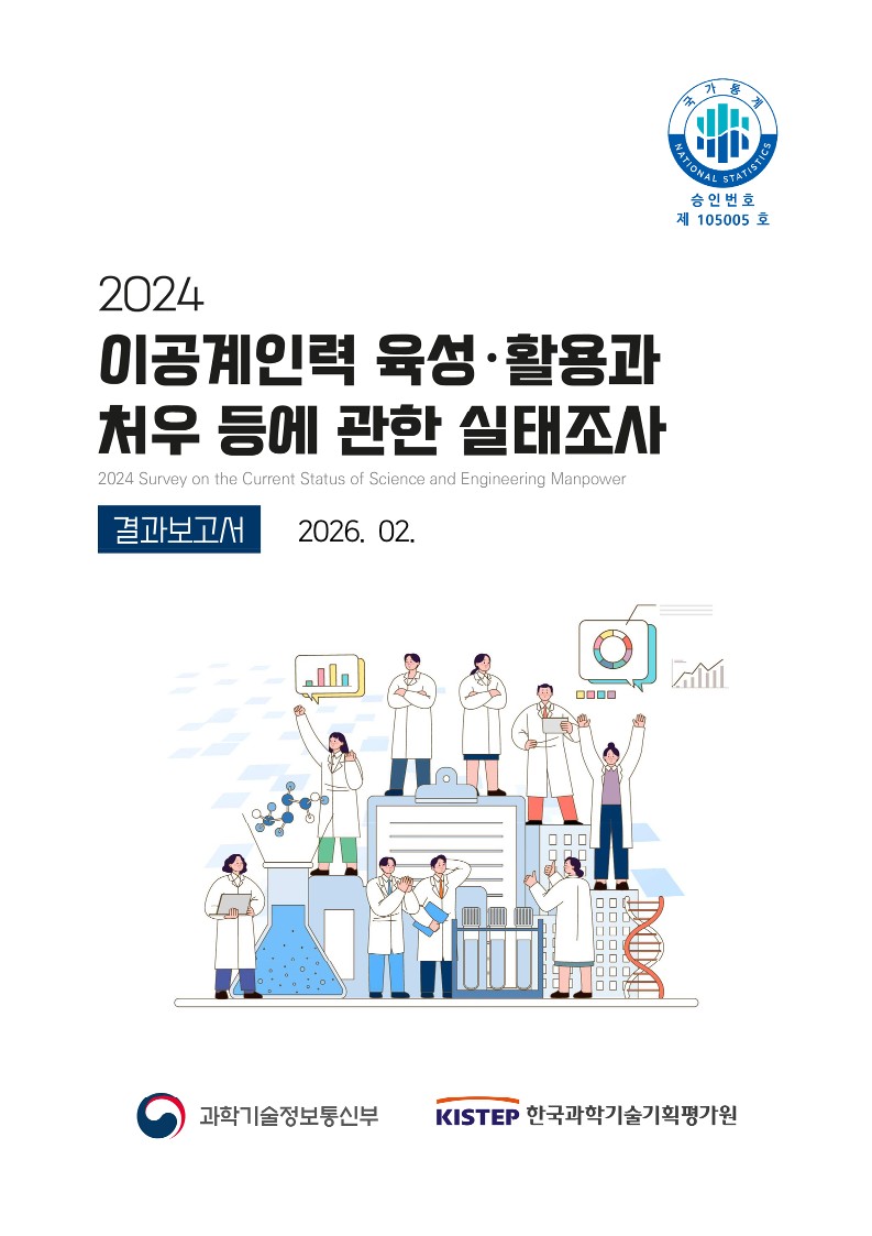 2024 이공계인력 육성·활용과 처우 등에 관한 실태조사(기관) 보고서